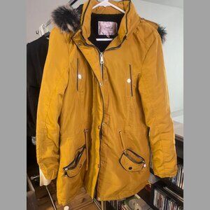 Snobbish Collection Winter Coat with Fur Hood Size XL